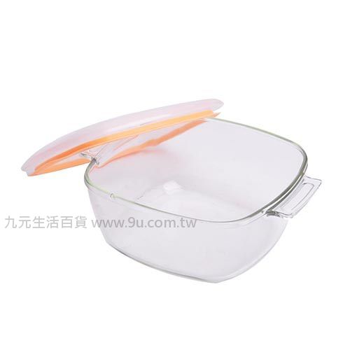 【九元生活百貨】耐熱玻璃萬用鍋-2.2L 保鮮 烤皿 玻璃鍋 耐熱鍋