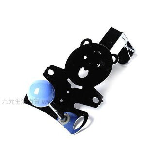 【九元生活百貨】小熊鐵板單鉤 掛勾 門後鉤