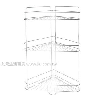 【九元生活百貨】不鏽鋼三角三層架 三層架 置物架