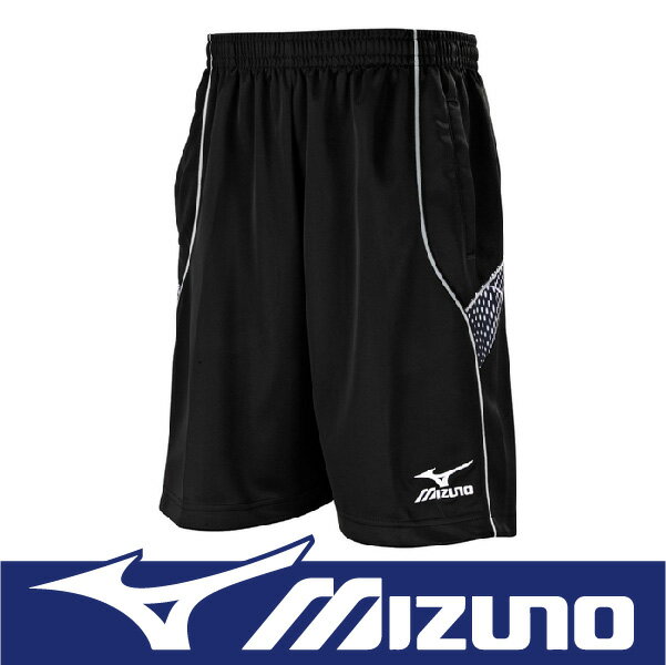 MIZUNO 美津濃 針織運動短褲 32TB550190 黑x白 (男)