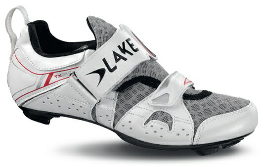 【7號公園自行車】LAKE TX-212X-WH 三鐵公路車鞋(寬楦 白色)