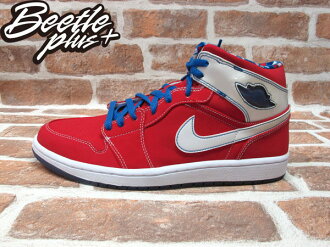 BEETLE PLUS 全新 NIKE AIR JORDAN 1 RETRO LS UNDEFEATED 麂皮 格紋內裡 紅白 藍鞋帶 315794-611