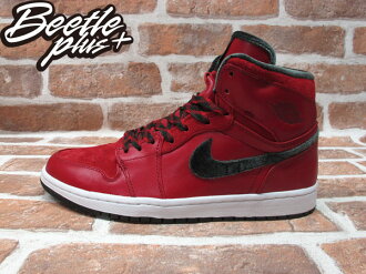 BEETLE PLUS 全新 NIKE AIR JORDAN 1 RETRO HI PREMIUM 全紅 絨布內裡 聖誕節 男鞋 332134-631