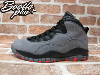 BEETLE PLUS 全新 NIKE AIR JORDAN 10 RETRO 灰黑 紅 荔枝皮 INFRARED COOL GREY 310805-023