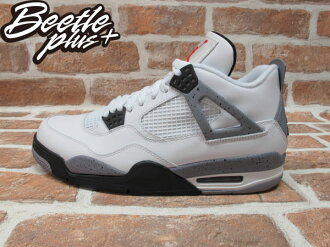 西門町 BEETLE PLUS 現貨 NIKE AIR JORDAN 4 RETRO 白灰 潑墨 喬丹 4代 308497-103