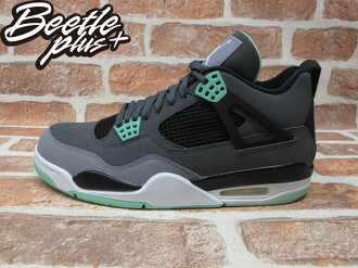 BEETLE PLUS 全新 NIKE AIR JORDAN 4 IV RETRO GREEN GLOW 四代 灰 TIFFANY 綠 夜光 復刻 308497-033