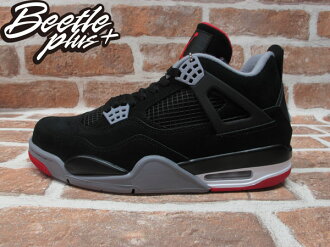 BEETLE PLUS 全新 NIKE AIR JORDAN IV 4 RETRO BRED 喬丹 四代 AJ4 AJ 黑灰 黑紅 公牛 BULLS 308497-089