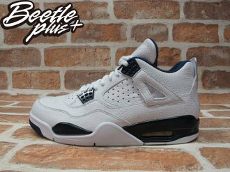 BEETLE PLUS NIKE AIR JORDAN 4 RETRO COLUMBIA 白藍 深藍 4代 荔枝皮 哥倫比亞 男生 喬丹 籃球鞋 314254-107