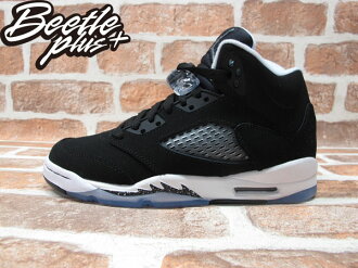 BEETLE PLUS NIKE AIR JORDAN 5 RETRO OREO 黑白 鯊魚齒潑墨 果凍底 136027-035