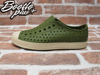 BEETLE PLUS 西門町經銷 NATIVE JEFFERSON SHERWOOD GREEN 軍綠 奶油頭 GLM01-349