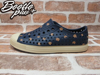 BEETLE PLUS 西門町經銷 現貨 2013 秋冬 NATIVE JEFFERSON REGATTA BLUE POLKA DOTS 深藍 點點 圓點 波點 水玉 奶油頭 GLM01-483