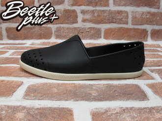 BEETLE PLUS 西門町專賣店 全新 NATIVE VERONA 水手鞋 超輕量 黑白 JIFFY BLACK GLM18-001