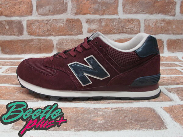 BEETLE PLUS NEW BALANCE BURGUNDY 酒紅色 深藍 麂皮 ML574BNV