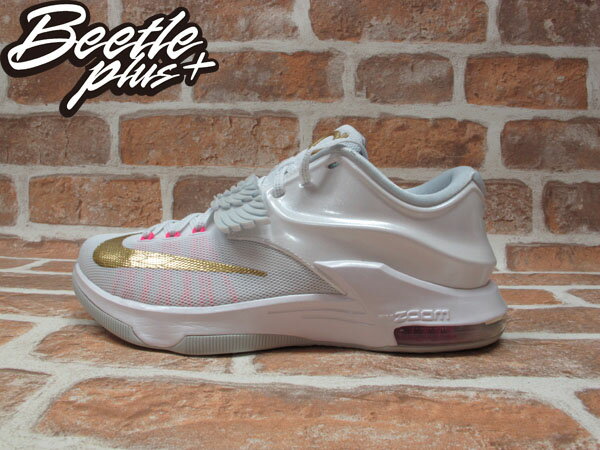 BEETLE PLUS NIKE KD VII 7 AUNT PEARL 雷霆隊 杜蘭特 DURANT 乳癌 翅膀 珍珠白 籃球鞋 744984-176