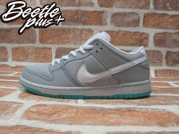 BEETLE NIKE SB DUNK LOW PRM MARTY MCFLY AIR MAG 回到未來 BACK TO FUTRUE 灰白 灰綠 冰底 313170-022