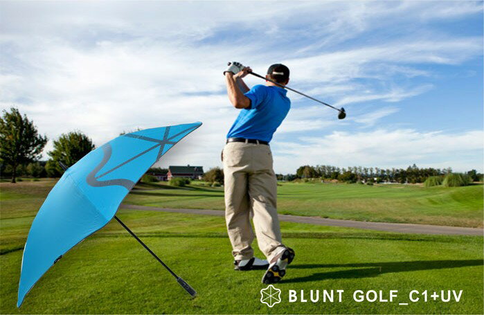 ├登山樂┤紐西蘭Blunt 抗強風傘GOLF_C1+UV超輕量 高爾夫球傘(藍) #BLT-CG02-BL