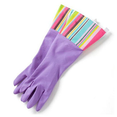 廚房手套 紫 M