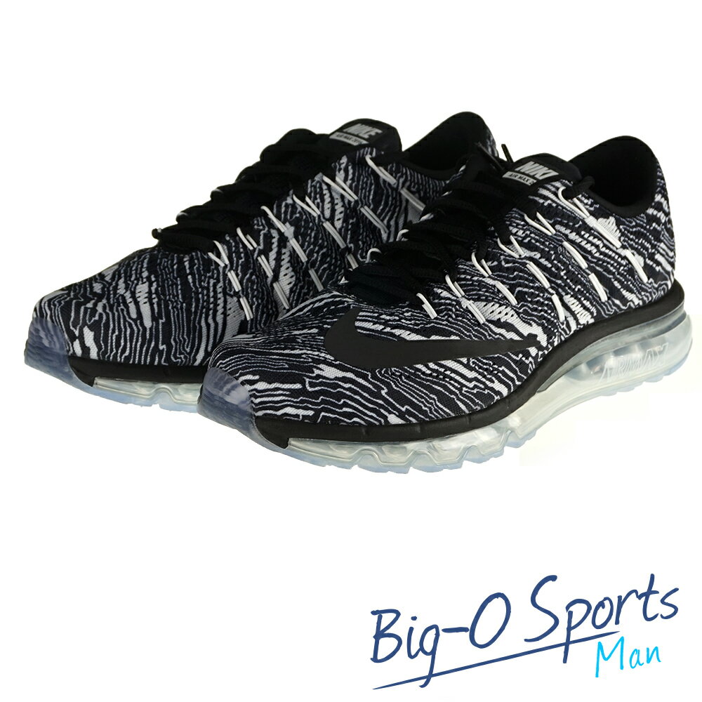 NIKE 耐吉 NIKE AIR MAX 2016 PRINT專業慢跑鞋 男 818135100 Big-O Sports