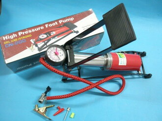 腳踏式單管打氣筒CN-200自行車籃球多用途打氣機/一組入{定250}