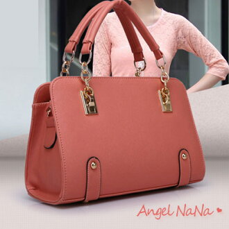 AngelNaNa【B081】2014歐美OL風 時尚鍊條 手提 單肩 斜背 女包包