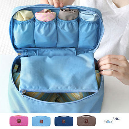 韓系多功能旅行內衣收納包 收納盒 貼身衣物手提式整理包 收納袋【N100015】