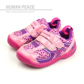 瞬足 魔鬼氈 好穿脫 透氣 運動鞋 學生款 紫/粉紅 小童 no237