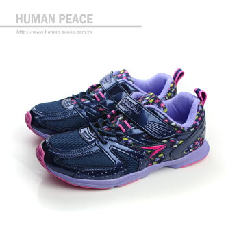 瞬足 SYUNSOKU 魔鬼氈 童鞋 運動鞋 戶外休閒鞋 深藍 大童 no363