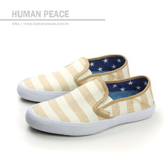 VANS Comina 帆布 舒適 條紋 星星 柔軟 好穿脫 懶人鞋 戶外休閒鞋 黃 女款 no384