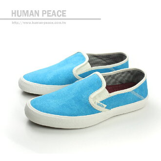 VANS Comina 帆布 舒適 素面 柔軟 好穿脫 懶人鞋 戶外休閒鞋 水藍 女款 no387