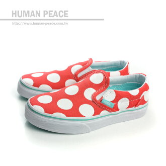 VANS Classic Slip-on 懶人鞋 戶外休閒鞋 紅 中童 no398
