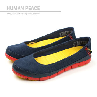 Crocs 帆布 舒適 輕巧 輕便鞋 戶外休閒鞋 深藍 女款 no209