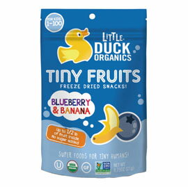 【悅兒樂婦幼用品舘】Little Duck 100%有機綜合乾燥水果-藍莓香蕉(21g)