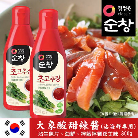 韓國 大象 酸甜辣醬 300g 酸甜醬 甜辣醬 酸辣醬 可以沾生魚片、海鮮、拌飯拌麵 進口食品【N100658】