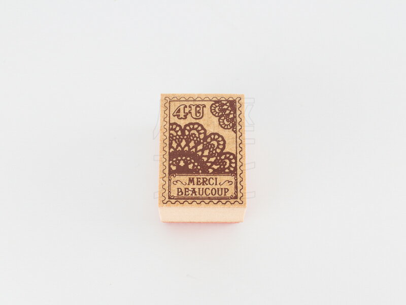 ＊小徑文化＊日本進口手作雑貨 TOKYO ANTIQUE stamp - ドイリーの切手 ( B3525K1-D )