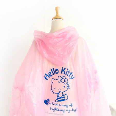 正版 Hello Kitty 成人輕便雨衣 卡通造型 三麗鷗 凱蒂貓 KT【N201129】