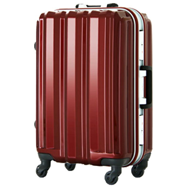 日本 LEGEND WALKER 5097-53-23吋 PC+ABS鋁框輕量行李箱 水晶紅