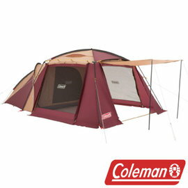 2015年秋冬発売 Coleman 勃根地 2 ROOM HOUSE露營帳 4-5人 CM-28267M 限量販售