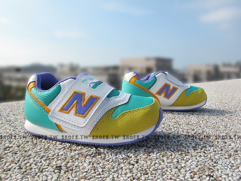 Shoestw【FS996YRI】NEW BALANCE 996 學布鞋 童鞋 運動鞋 小童 藍黃