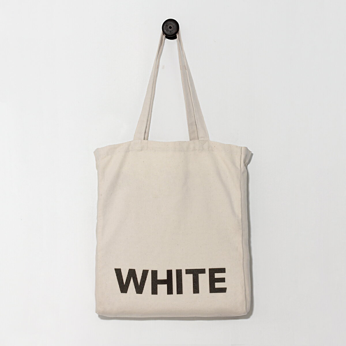 [黑色的白] 環保袋/帆布袋/購物袋/托特包/肩背/Eco包/日用袋/1day1bag