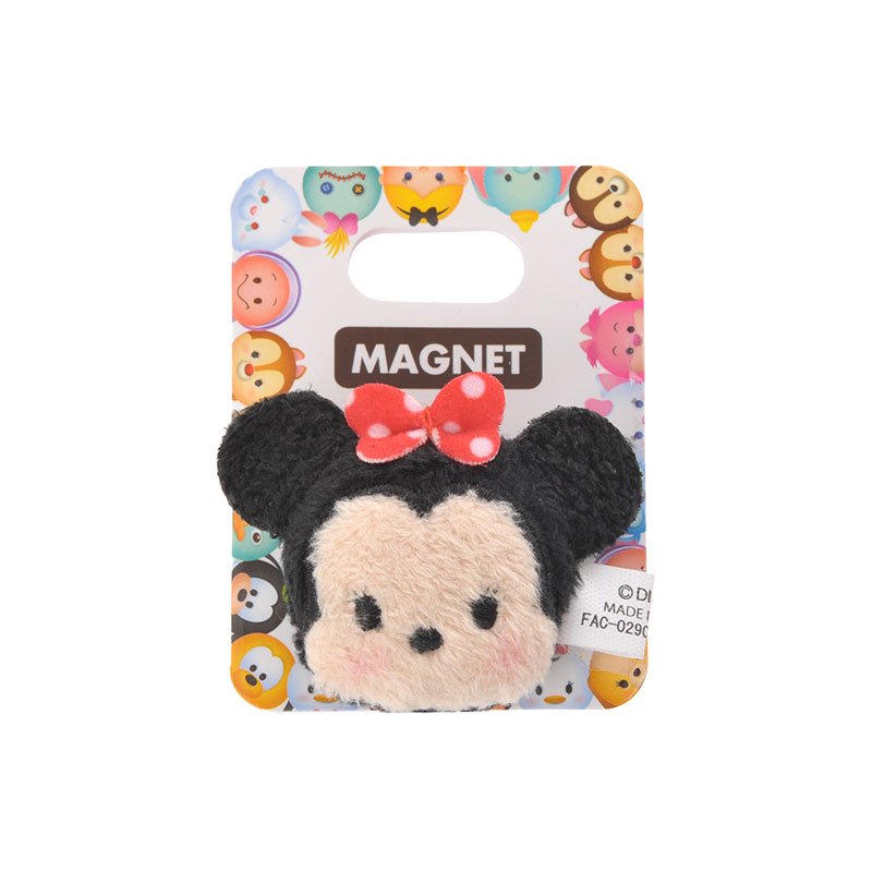 【真愛日本】16051300060	專賣限定娃娃磁鐵-大頭米妮 迪士尼 米老鼠米奇 米妮 磁鐵 正品 限量 預購