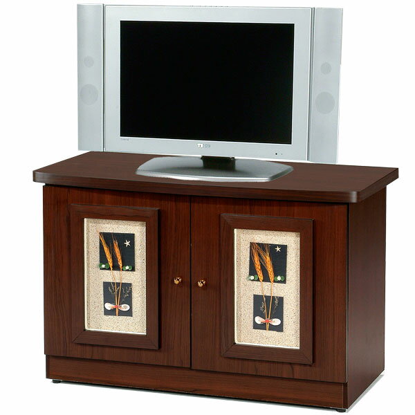 Yostyle 自然風味雙門電視櫃(胡桃木紋) 展示櫃 視聽櫃 收納櫃
