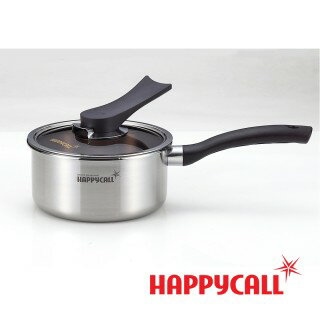 【韓國HAPPYCALL李英愛】三層不鏽鋼單柄湯鍋-16cm