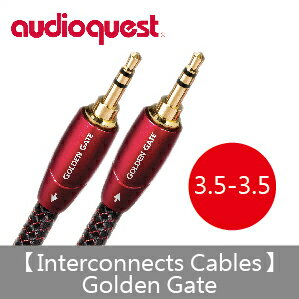 【Audioquest】Interconnects Cables Golden Gate 訊號線(3.5-3.5)
