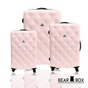 BEAR BOX 水漾菱格ABS 霧面超值三件組旅行箱/行李箱 0