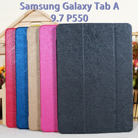 【超薄三折】三星 SAMSUNG Galaxy Tab A 9.7 SM-P550/P555 專用平板側掀皮套/翻頁式平板保護套/保護殼/立架展示  