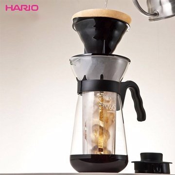 【HARIO】VIC-02B 冰咖啡沖泡壺 700ml 咖啡壺 玻璃壺 冰水壺 熱水壺 耐熱 波型把手 濾泡式咖啡