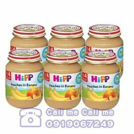 喜寶 HiPP 水蜜桃香蕉泥(6罐)贈好禮