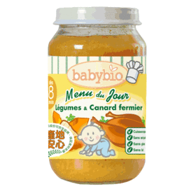 ★衛立兒生活館★法國Babybio寶寶鮮蔬泥系列-生機鮮蔬雞肉泥200g