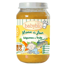 ★衛立兒生活館★法國Babybio寶寶鮮蔬泥系列-生機鮮蔬鱒魚泥200g