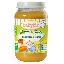 ★衛立兒生活館★法國Babybio寶寶鮮蔬泥系列-鮮蔬義大利麵泥200g
